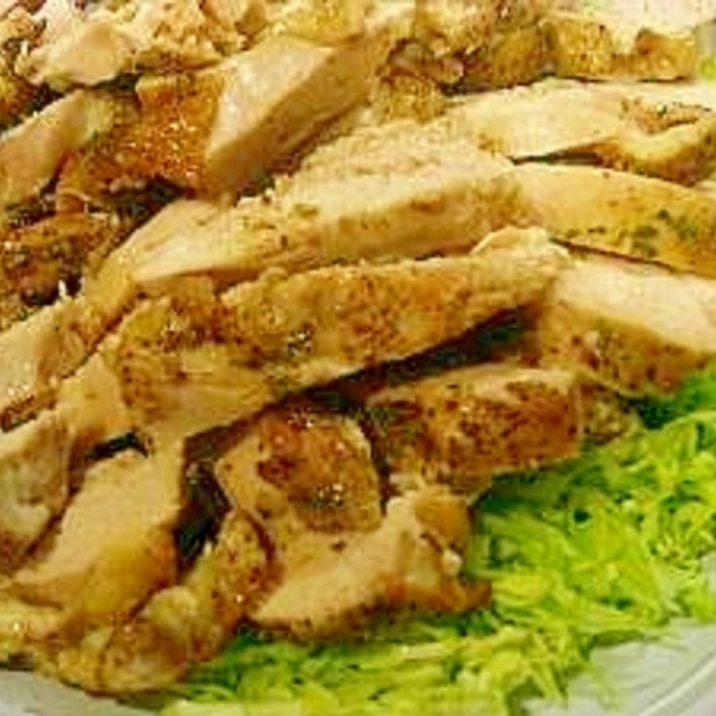 鶏のムネ肉も豪華に変身！「鶏のスパイス焼き」